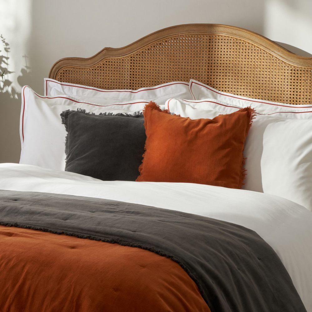 Victoria Fringed Velvet Cushion